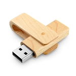 USB Rotate Wooden Flash Drive