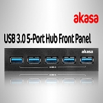 Akasa USB 3.0 5-Port Hub Front Panel