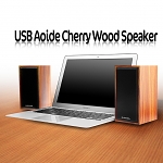 USB Aoide Cherry Wood Speaker