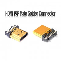 HDMI 19P Male Solder Connector