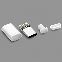 USB 3.1 Type C Male Shell - 2.0 version (4pcs Standard)