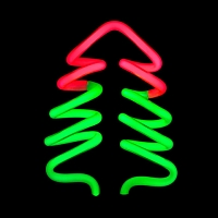 USB Christmas Tree Neon Light