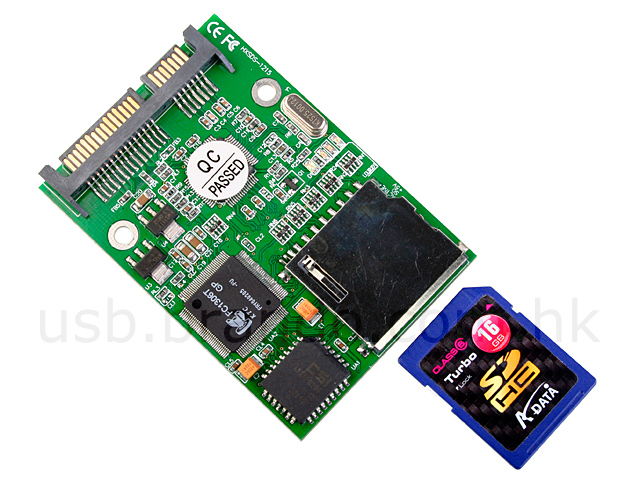 SD(HC) to SATA Adapter