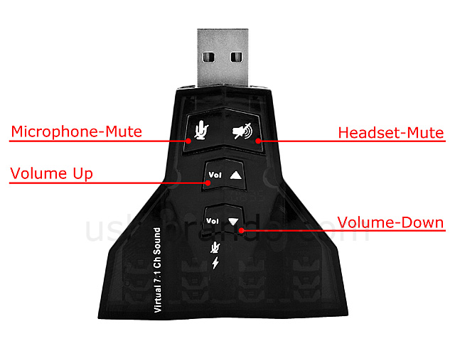 USB 7.1 Channel Sound Adapter