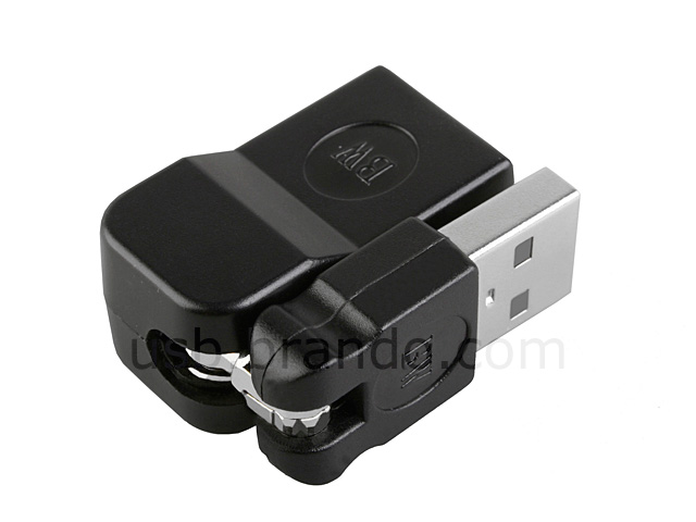 360° x 360° USB A Male to USB B Female Adapter