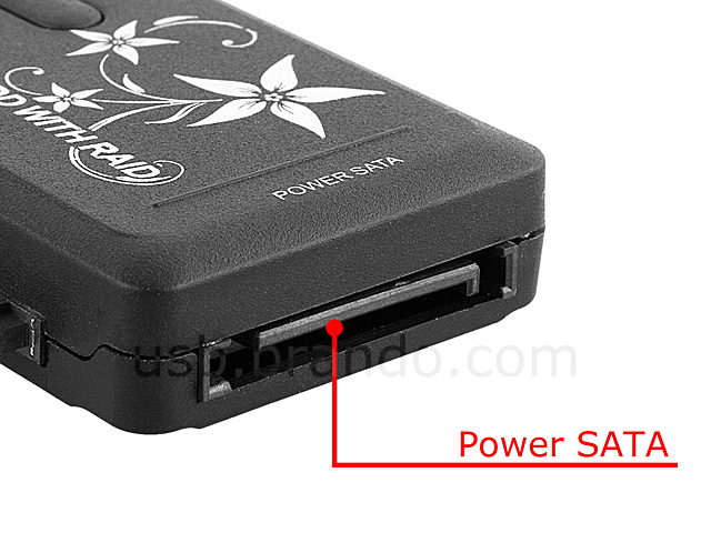 USB/eSATA to Dual SATA HDD Adapter with RAID support + OTG