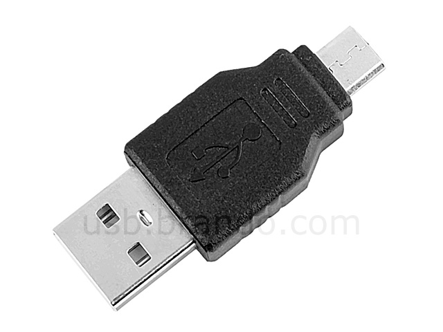 USB 2.0 A Male to Micro-B Male Adapter
