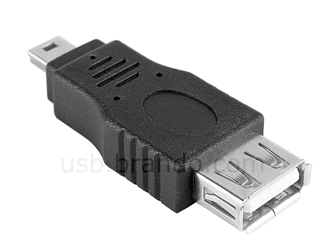 USB 2.0 A Female to Mini-B 5-pin Male Adapter