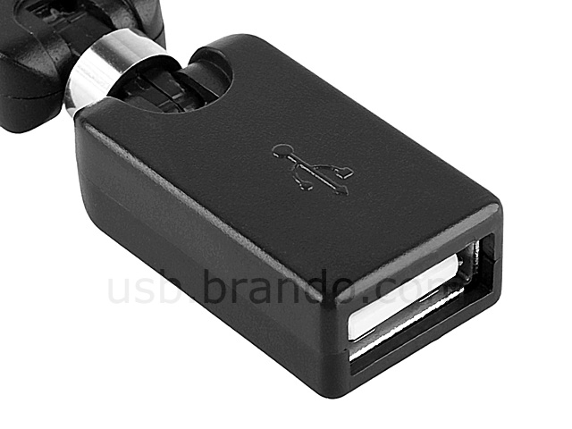 360° x 360° USB A Female to Micro-B Male Adapter