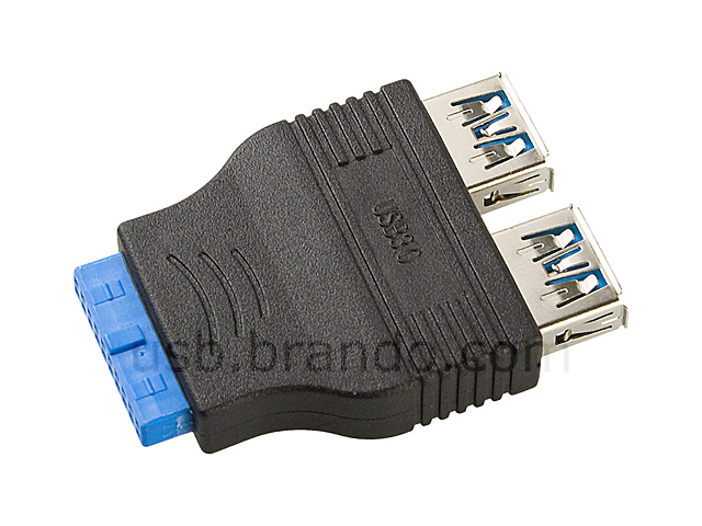 USB 3.0 20-Pin Header to USB 3.0 Type-A Connector