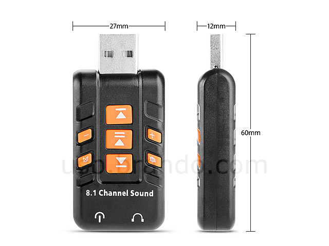 USB 8.1 Channel Sound Adapter