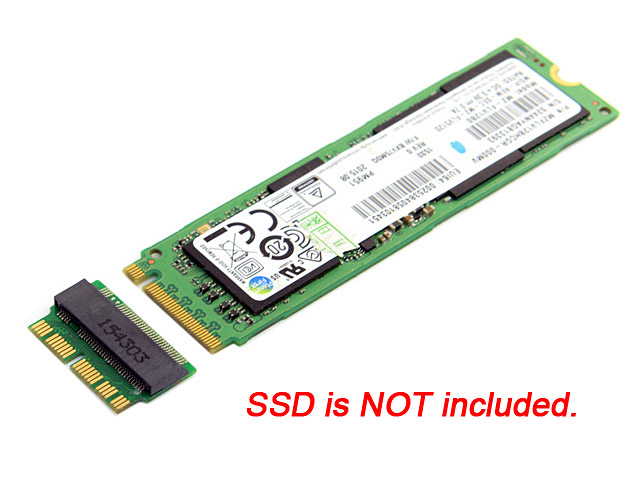 12+16pin 2015 Macbook to M.2 NGFF M-Key SSD Convert Card