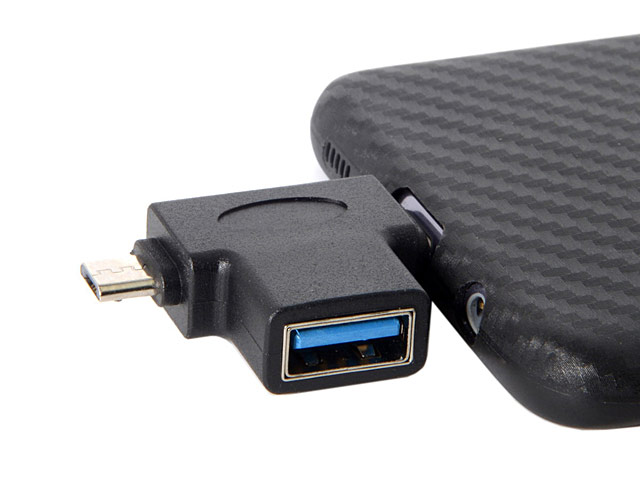 2-in-1 Type-C microUSB OTG Adapter