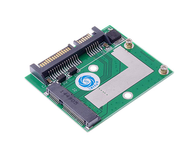 Mini PCIE mSATA SSD to 2.5 SATA 6.0Gps Adapter Card