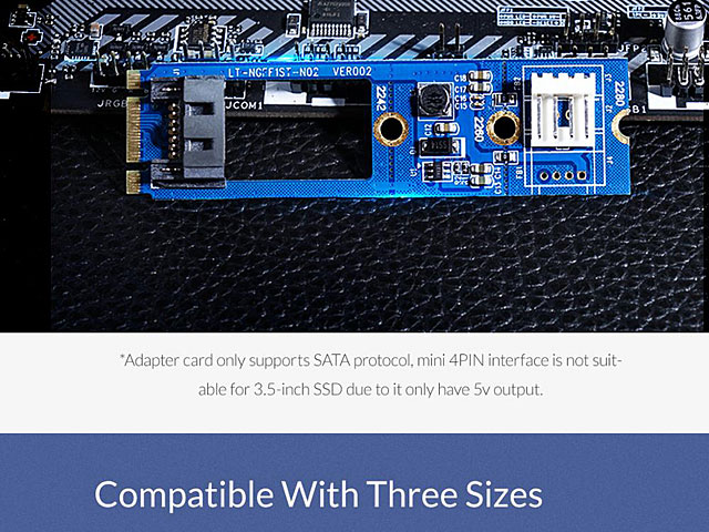 ORICO SATA 7-Pin to M.2 NGFF Adapter