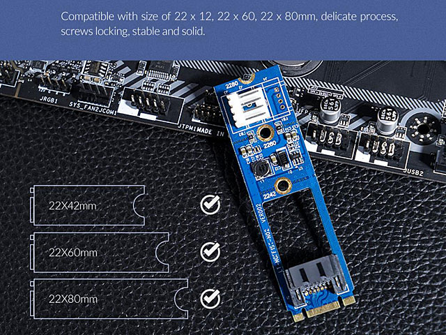 ORICO SATA 7-Pin to M.2 NGFF Adapter