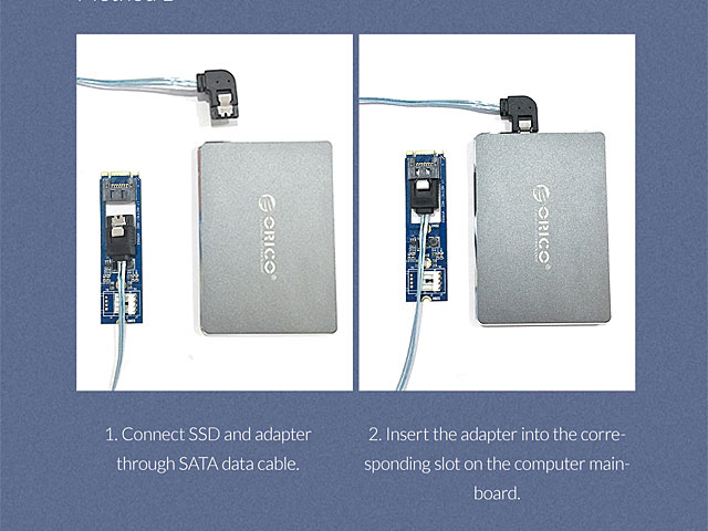 ORICO SATA 7-Pin to M.2 NGFF Adapter