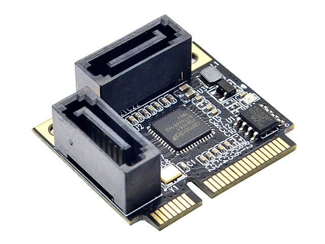 Mini PCI-Express to Dual SATA 3.0 Expansion Card