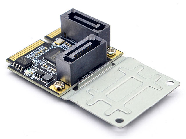 Mini PCI-Express to Dual SATA 3.0 Expansion Card