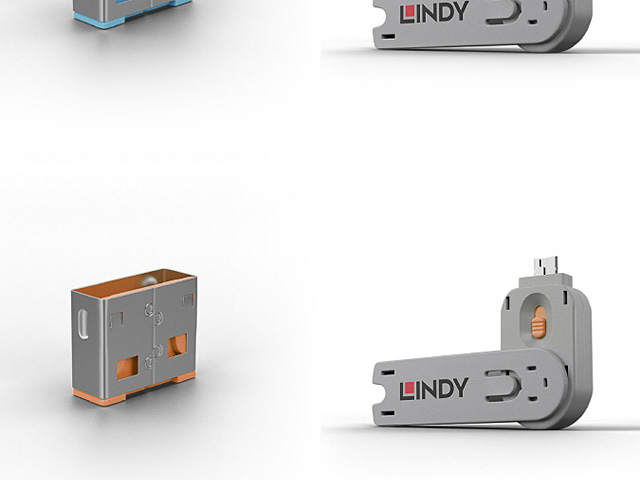 LINDY USB Port Blocker Key