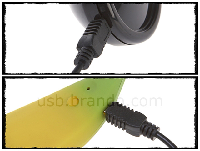 Retro Bluetooth Headset - Black/White/Banana