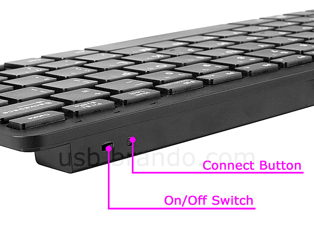 Super Slim Bluetooth Keyboard (78 Keys)