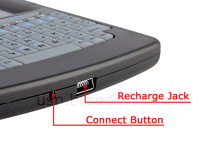 Mini Bluetooth Handheld Keyboard with Touchpad