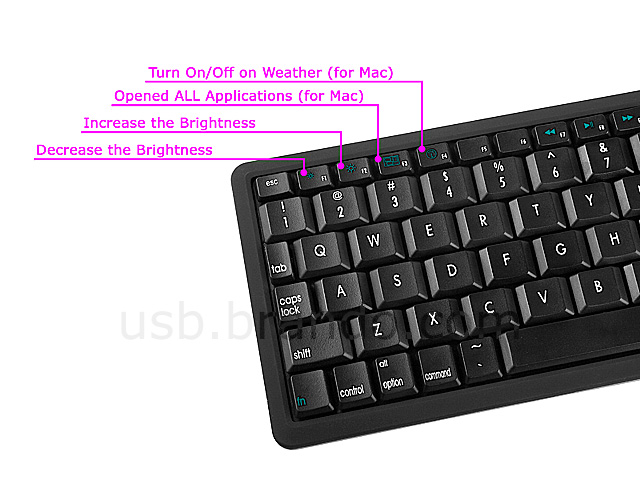 Slim Bluetooth Multimedia Keyboard (010-ABT)