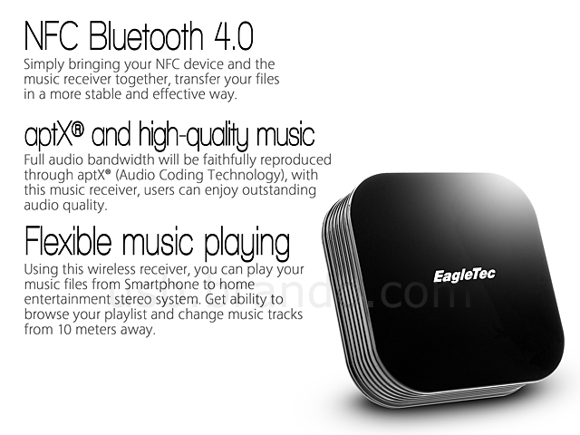 EagleTec NFC-Enabled Bluetooth Music Receiver