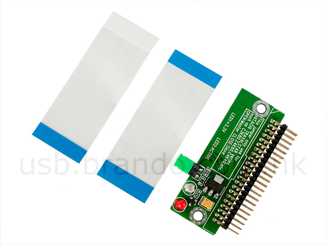 ZIF Male to 44 Pin Male IDE Adapter