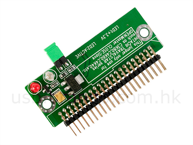 ZIF Male to 44 Pin Male IDE Adapter