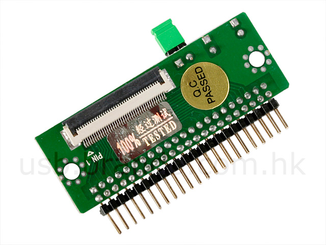 ZIF Male to 44 Pin Male IDE Adapter