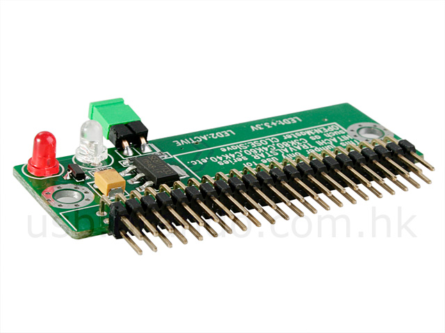 ZIF Male to 44 Pin Male IDE Adapter