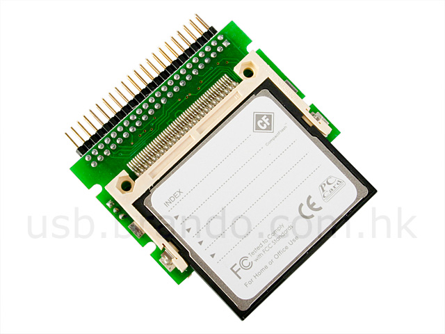 Dual CF to 2.5" IDE Male Adapter (44 Pin)