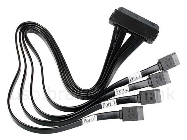 SAS Controller to 4 x SATA Cable HDD Cable