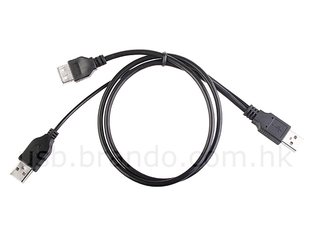 Dual Power USB 2.0 Extension Cable