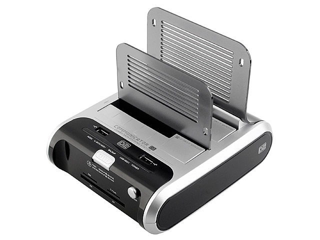 Dual SATA HDD Multi-Function Dock with One Touch Backup (USB + eSATA)