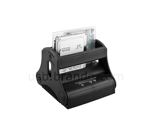 SATA Dual HDD Docking Station with Power + eSATA Extension Kit