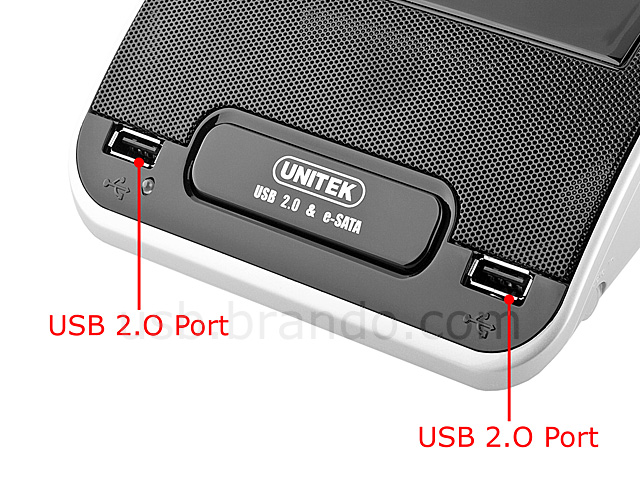 SATA HDD Dock Station with 2-Port Hub (USB + eSATA) (Y-1063)