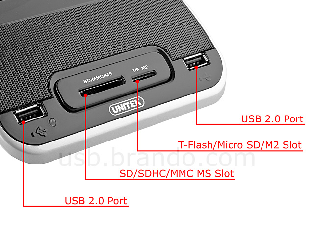 SATA HDD Dock Station with Card Reader + Hub (USB + eSATA) (Y-1062)