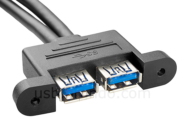 USB 3.0 20-Pin Header to USB 3.0 Type-A Cable
