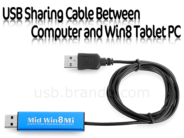 USB Sharing Cable Between Computer and Win8 Tablet PC