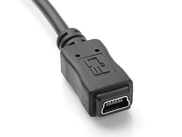 USB 3.1 Type-C Male to Mini-B 5-pin Female Short Cable