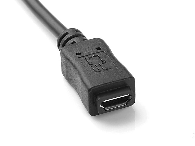 USB 3.1 Type-C Male to microUSB Female Short Cable