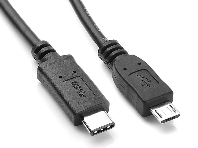 USB 3.1 Type-C Male to microUSB Male Cable