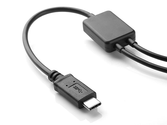 2-Port USB 3.1 Type-C OTG Cable