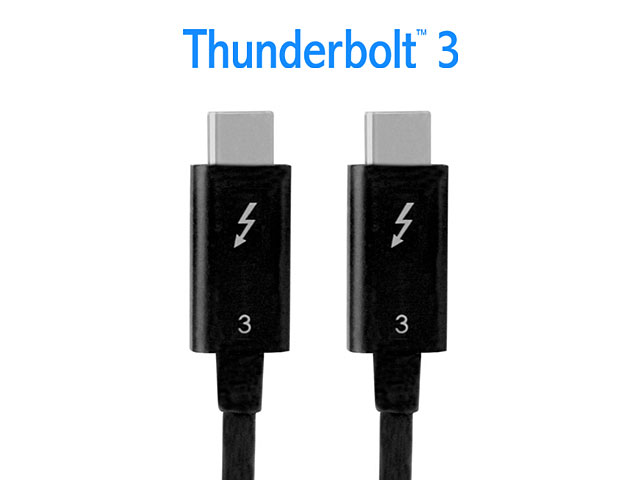 Thunderbolt 3 USB-C USB 3.1 Male to Thunderbolt 3 Male Cable (40Gbps)