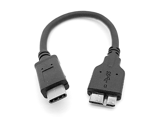 USB 3.1 Type-C Male to USB 3.0 micro B Short Cable