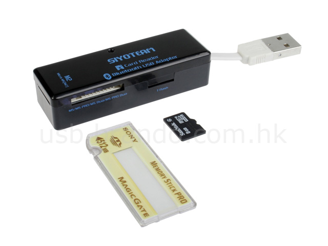 USB SIYOTEAM Card Reader + Bluetooth Adapter