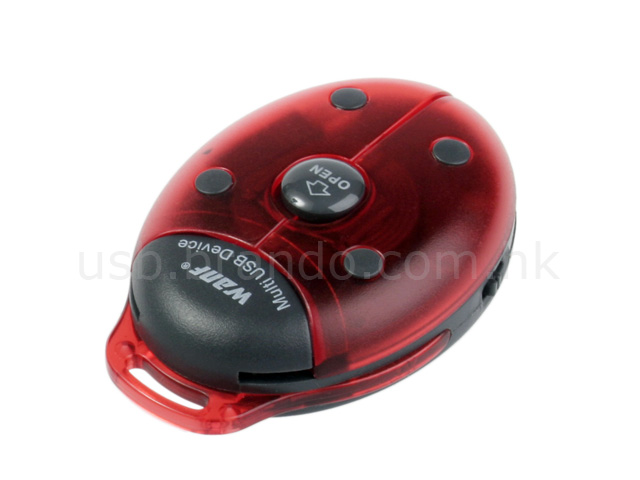 3-in-1 Ladybug MicroSD Card Reader